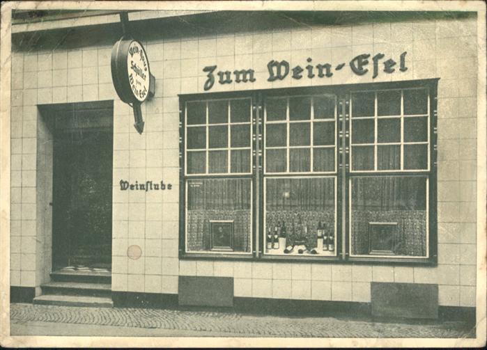 Koeln Rhein [Stempelabschlag] Zum Wein Esel