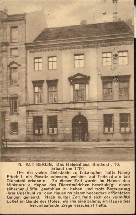 BERLIN  CITY Alt-Berlin
Galgenhaus (erb.1700)