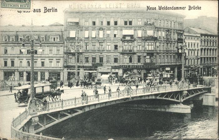 BERLIN CITY Neue Weidendammer Bruecke