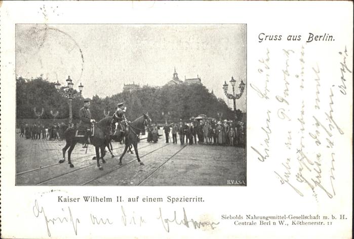 BERLIN  CITY Kaiser-Wilhelm II.