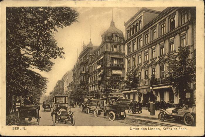 BERLIN  CITY Unter den Linden
Kranzler-Ecke