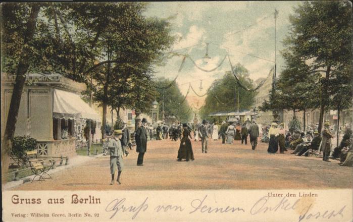 BERLIN  CITY Unter den Linden