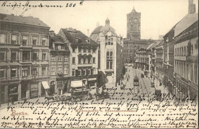BERLIN  CITY Molkenmarkt und Spandauerstrasse