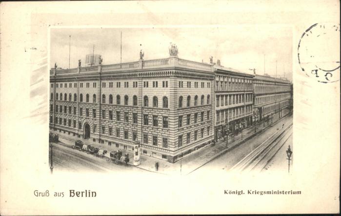 Berlin Königliches Kriegsimisterium