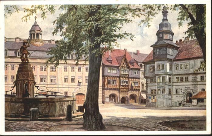 Eisenach Thueringen Marktplatz