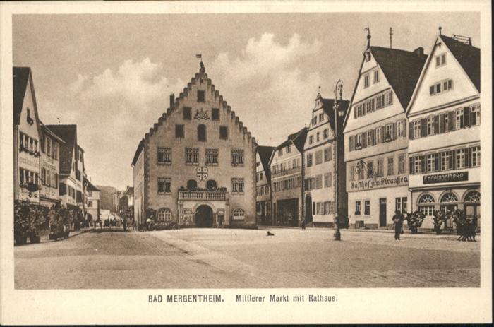 Bad Mergentheim Mittlerer markt
Rathaus