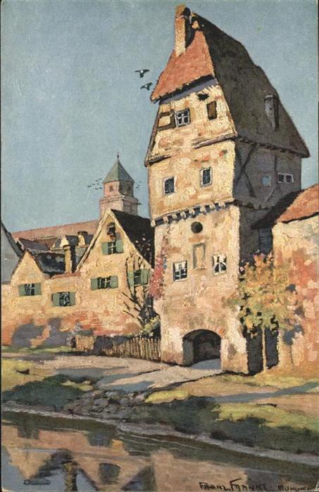 Donauwoerth Bayern Faerbertoerl