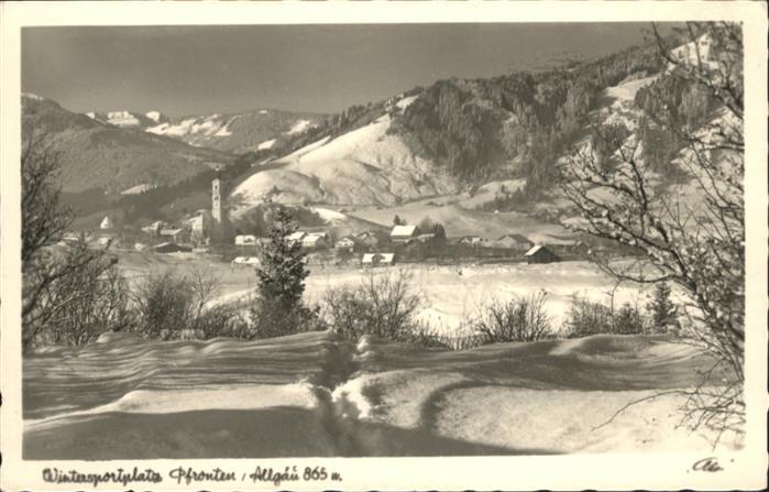 Pfronten Ostallgaeu Bayern