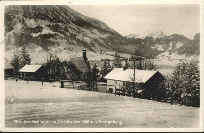 Pfronten Ostallgaeu Bayern Meilingen
Schoenkahler Breitenberg