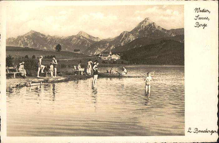 Pfronten Ostallgaeu Bayern Badesee