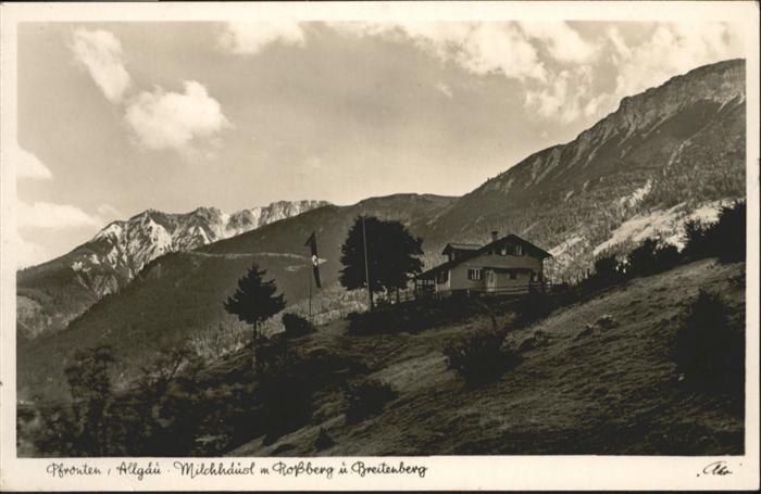 Pfronten Ostallgaeu Bayern Milchhaeusel in Rossberg
Breitenberg