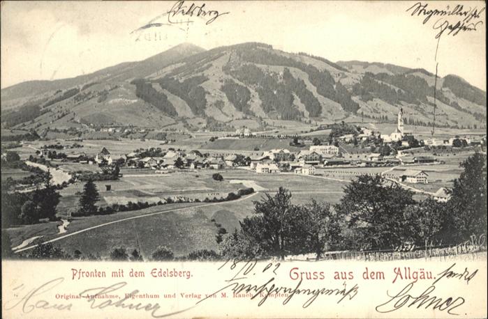 Pfronten Ostallgaeu Bayern Edelsberg
