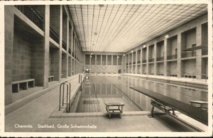 CHEMNITZ Sachsen Stadtbad
Grosse Schwimmhalle