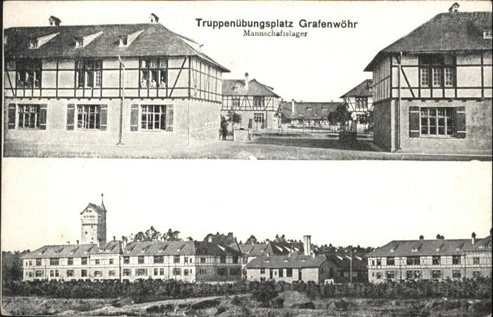 Grafenwoehr Truppenübungsplatz Mannschaftslager