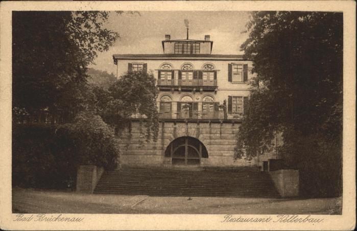 Bad Brueckenau Restaurant Kellerbau