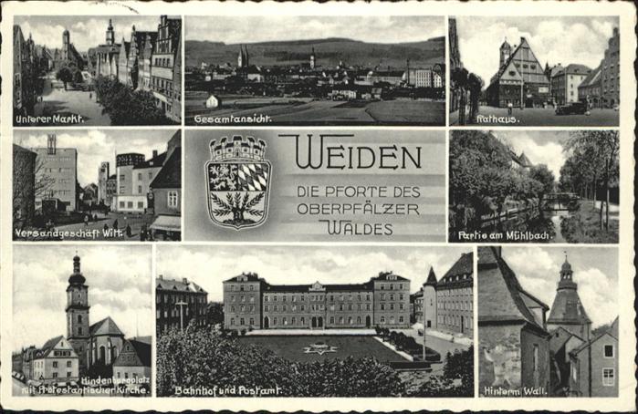 Weiden Oberpfalz Bahnhof Postamt