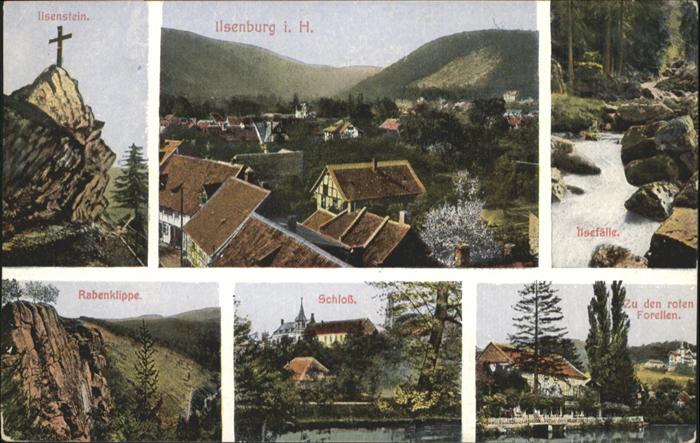 Ilsenburg Harz Ilsefälle Schloss Rabenklippe