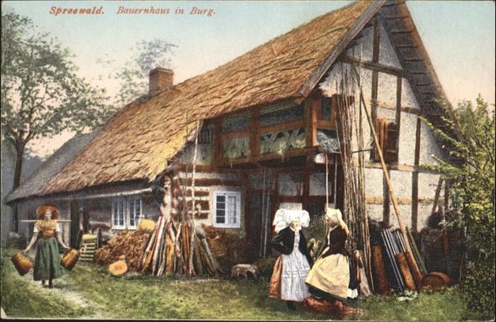 Burg Spreewald Bauernhaus Trachten