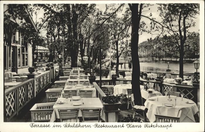 Spandau Schildhorn Restaurant Hans Ritzhaupt Te
