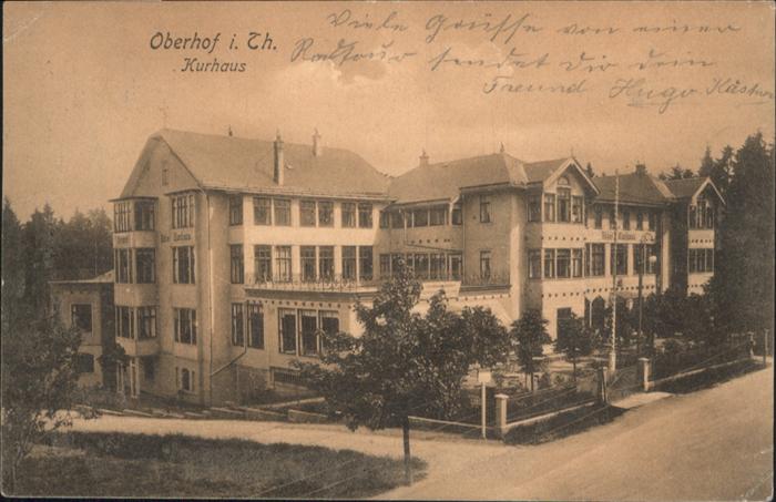 Oberhof Thueringen Kurhaus