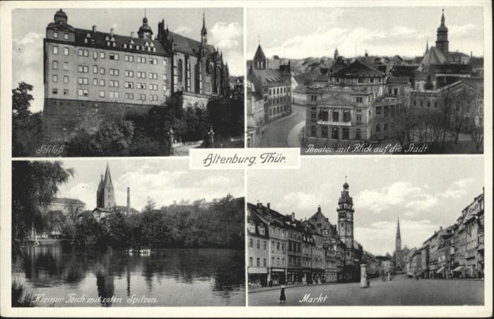 Altenburg Thueringen Schloss Markt