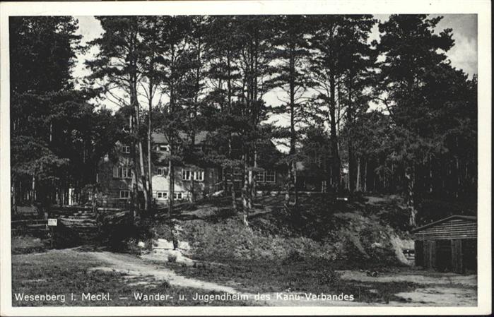 Wesenberg Mecklenburg Wanderheim Jugendheim Kanuverband