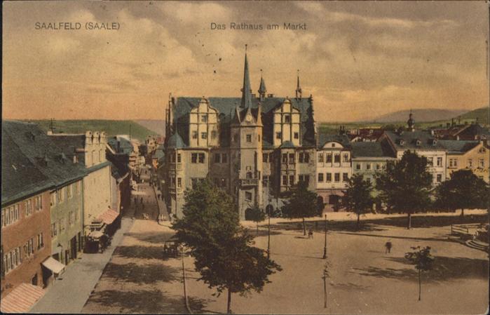 Saalfeld Saale Rathaus Markt