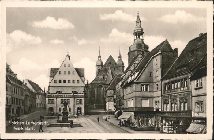 Eisleben Lutherstadt Marktplatz