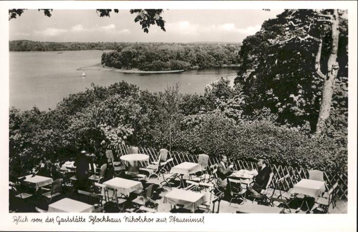 BERLIN  CITY Pfaueninsel Gaststaette Blockhaus Nikolskoe