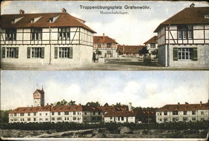 Grafenwoehr Truppenübungsplatz Mannschaftslager