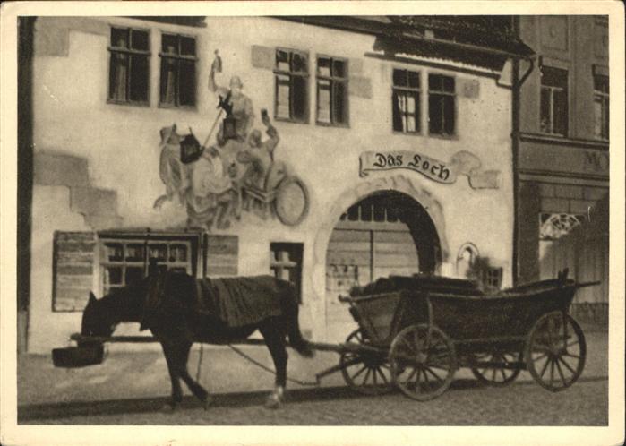 Saalfeld Saale Das Loch Pferdekutsche