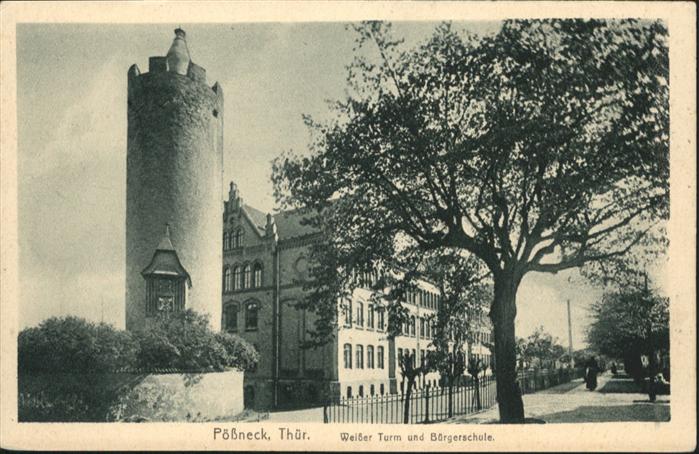 Poessneck Weisser Turm Schule