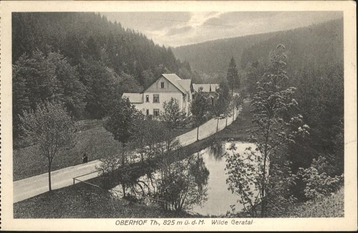 Oberhof Thueringen Wilde Geratal