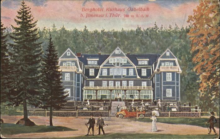 Gabelbach Thueringen Berghotel Kurhaus