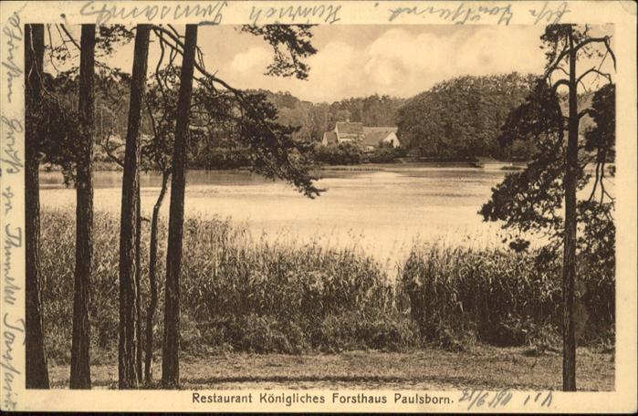 Berlin Restaurant Forsthaus Paulsborn