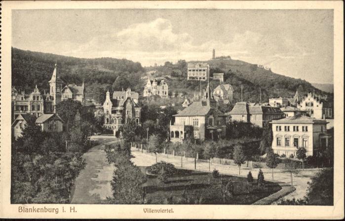 Blankenburg Harz Villenviertel