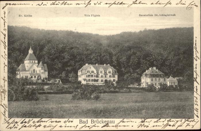 Bad Brueckenau Kirche Villa Füglein Sanatorium Dr Schl
