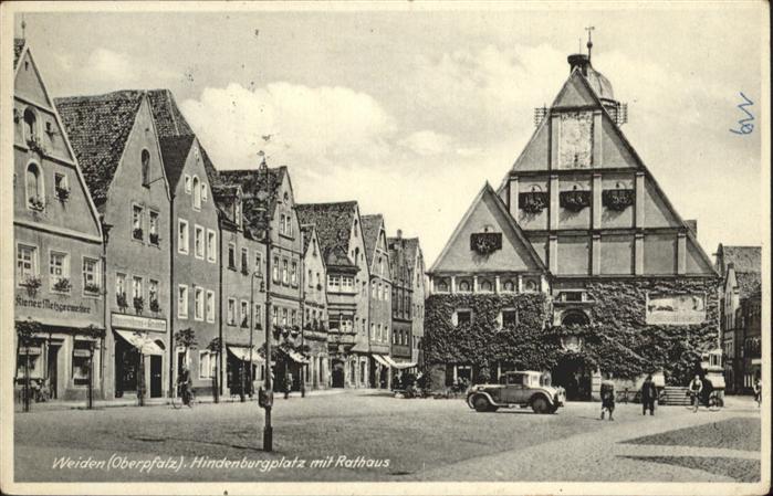 Weiden Oberpfalz Hindenburgplatz Rathaus