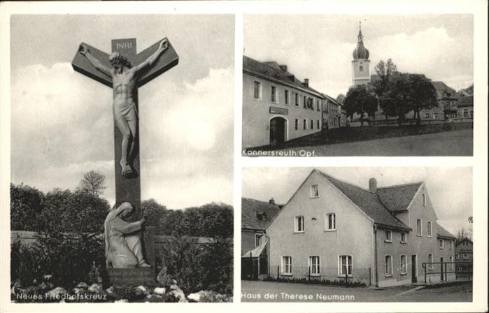 Konnersreuth Oberpfalz Haus Therese Neumann Friedhofskreuz