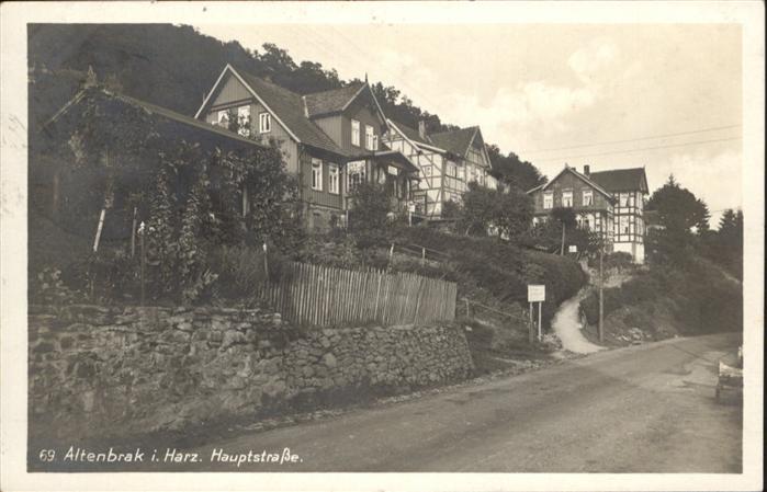 Altenbrak Harz Hauptstrasse