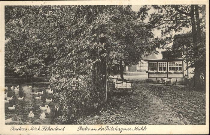 Buckow Maerkische Schweiz Ritzhagener Mühle