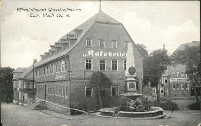 Grossbreitenbach Thueringen Ratskeller