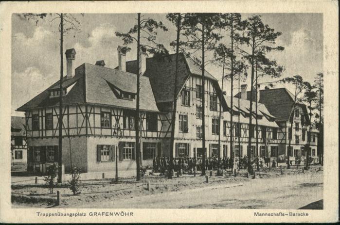 Grafenwoehr Truppenübungsplatz Mannschaftsbaracke
