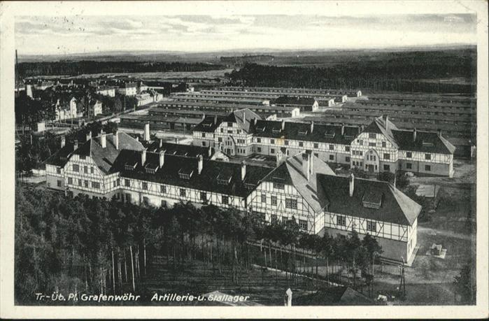 Grafenwoehr Truppenübungsplatz Artillerie Lager