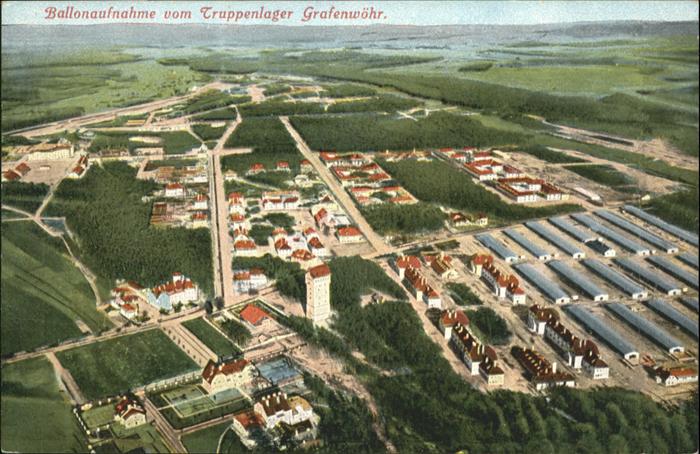 Grafenwoehr Truppenübungsplatz Ballonaufnahme Flieg