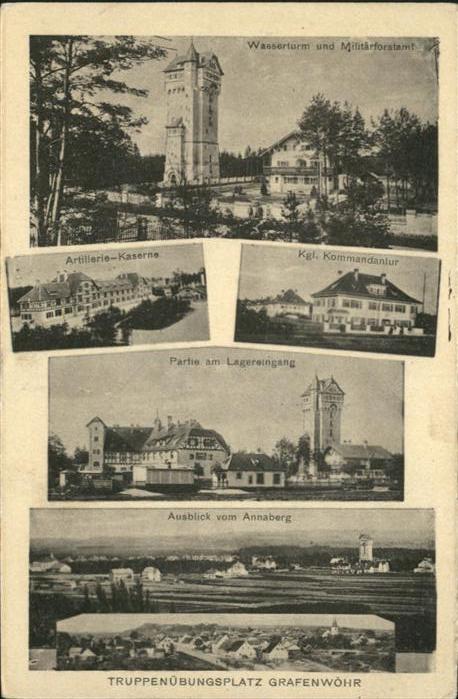 Grafenwoehr Truppenübungsplatz Wasserturm Kommandan