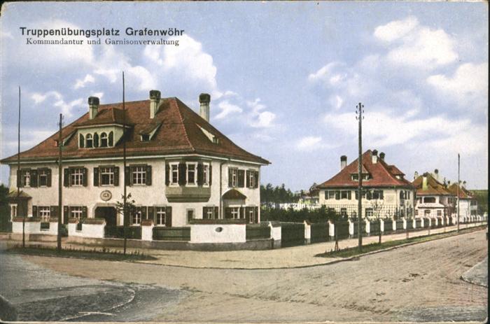 Grafenwoehr Truppenübungsplatz Kommandantur Garniso