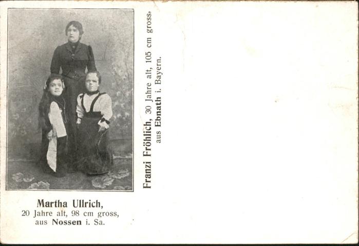 Nossen Martha Ullrich Franzi Fröhlich Ebnath