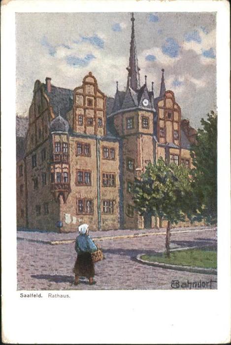 Saalfeld Saale Rathaus Büttner