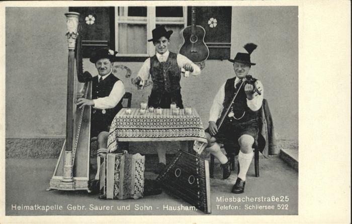 Schliersee Heimatkapelle Gebrüder Sauer und Sohn